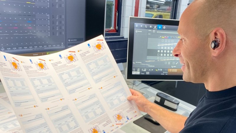 Informatieboekje “Denk vooruit” geproduceerd door Xerox en Koninklijke Van der Most